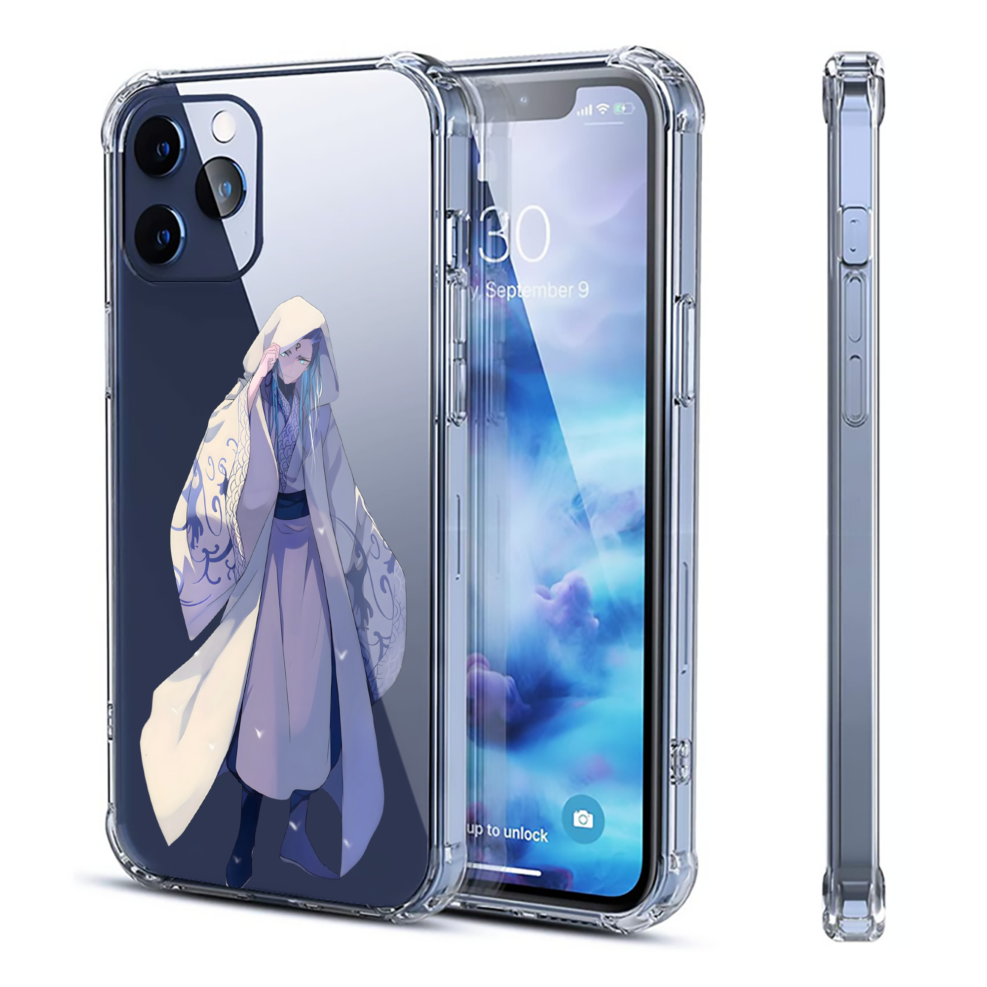 （画像用） Ne Zha 2 ナタ 魔童の大暴れ 【iPhone 12シリーズ対応】透明スマホケース（クリアソフトケース）